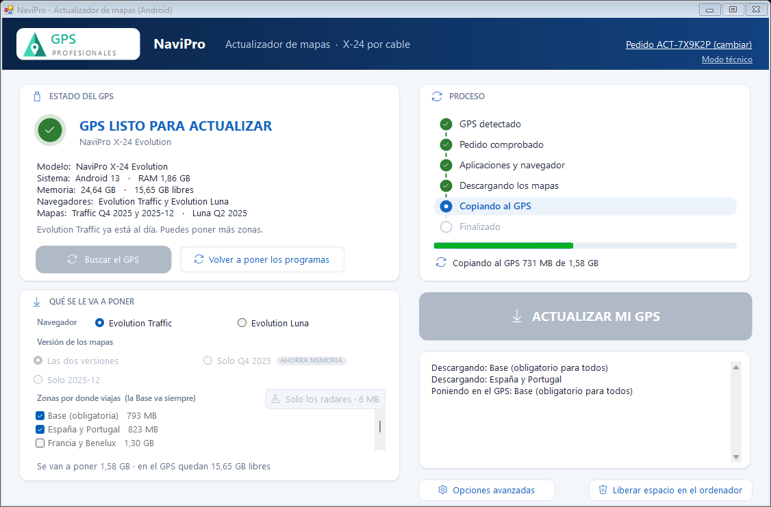 Trabajando: no quites el cable