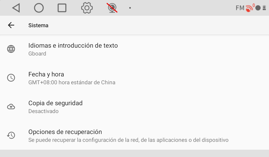 El interruptor de arriba, Activado