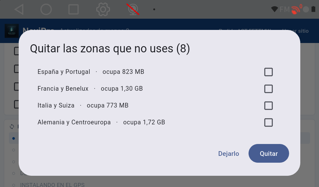 Hacer sitio: lo que ocupa cada zona