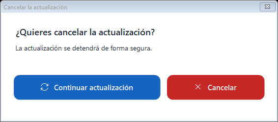Si cancelas, no se ha tocado nada del GPS y lo ya descargado se guarda para la próxima vez.